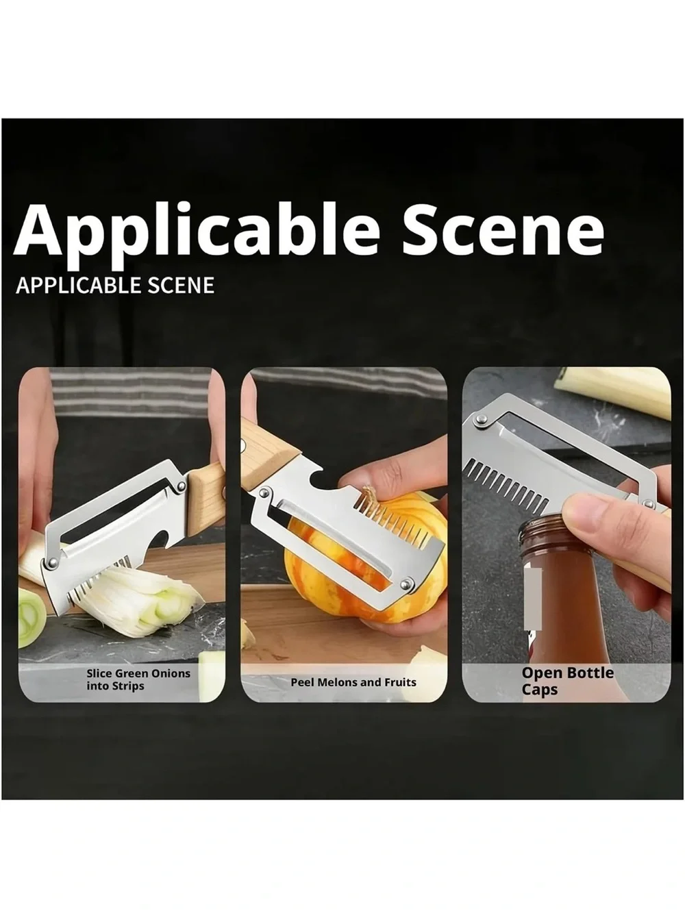 NWOT Fit for 2-in-1 Stainless Steel Peeler and Serrated Vegetable Slicer